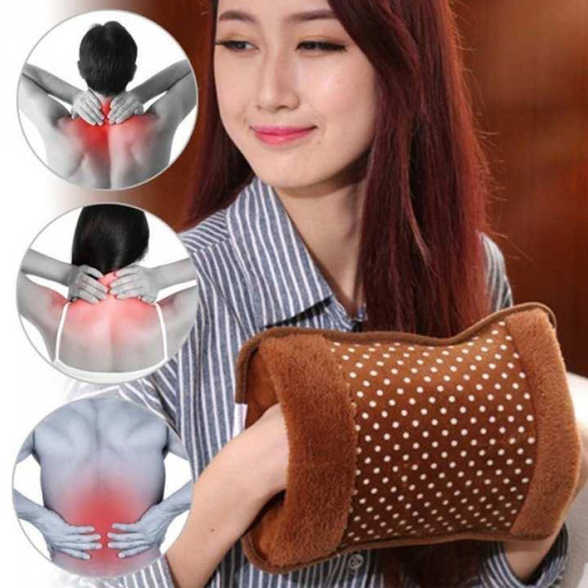 Electric Hot Water Bag pain remover [ Multicolour ]